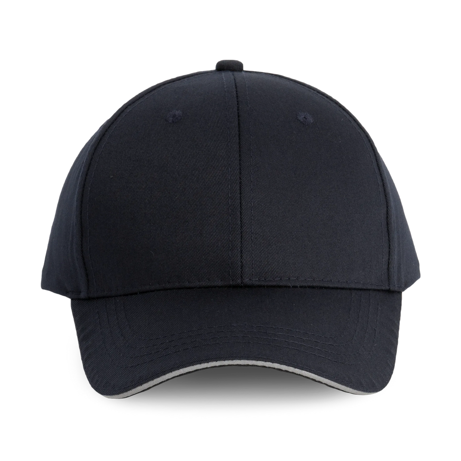 WKP145 - Casquette sandwich contrasté 6 panneaux WK. Designed To Work