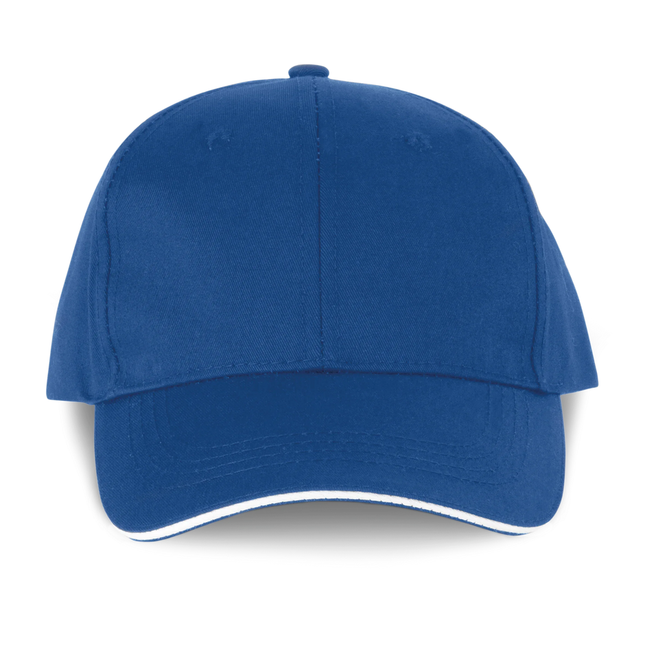 WKP145 - Casquette sandwich contrasté 6 panneaux WK. Designed To Work