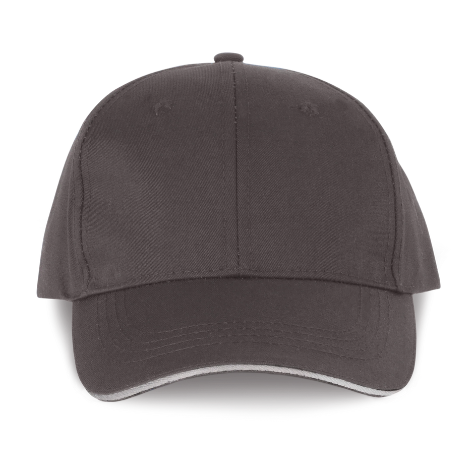WKP145 - Casquette sandwich contrasté 6 panneaux WK. Designed To Work