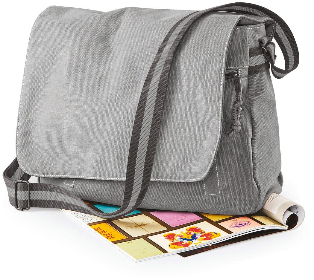 QD610 - Sac courrier vintage en toile - Occifloc
