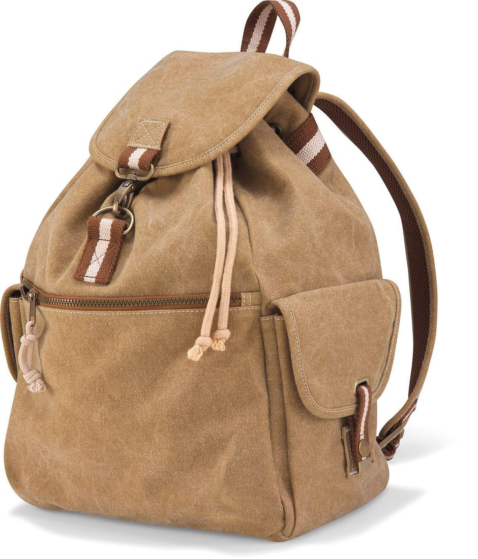 QD612 - Sac à dos vintage en toile - Occifloc
