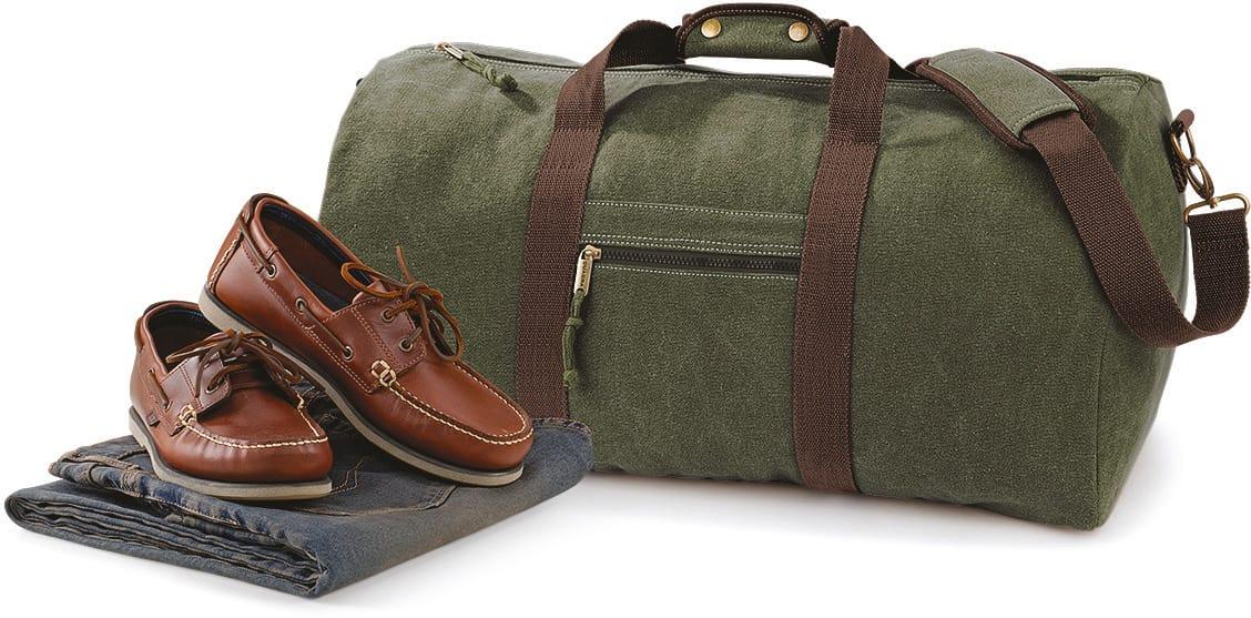 QD613 - Sac de voyage vintage en toile - Occifloc