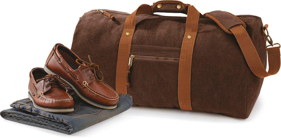 QD613 - Sac de voyage vintage en toile - Occifloc