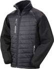 R237X - Veste softshell rembourrée black compass recyclée