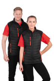 R238X - Gilet softshell rembourré black compass recyclé
