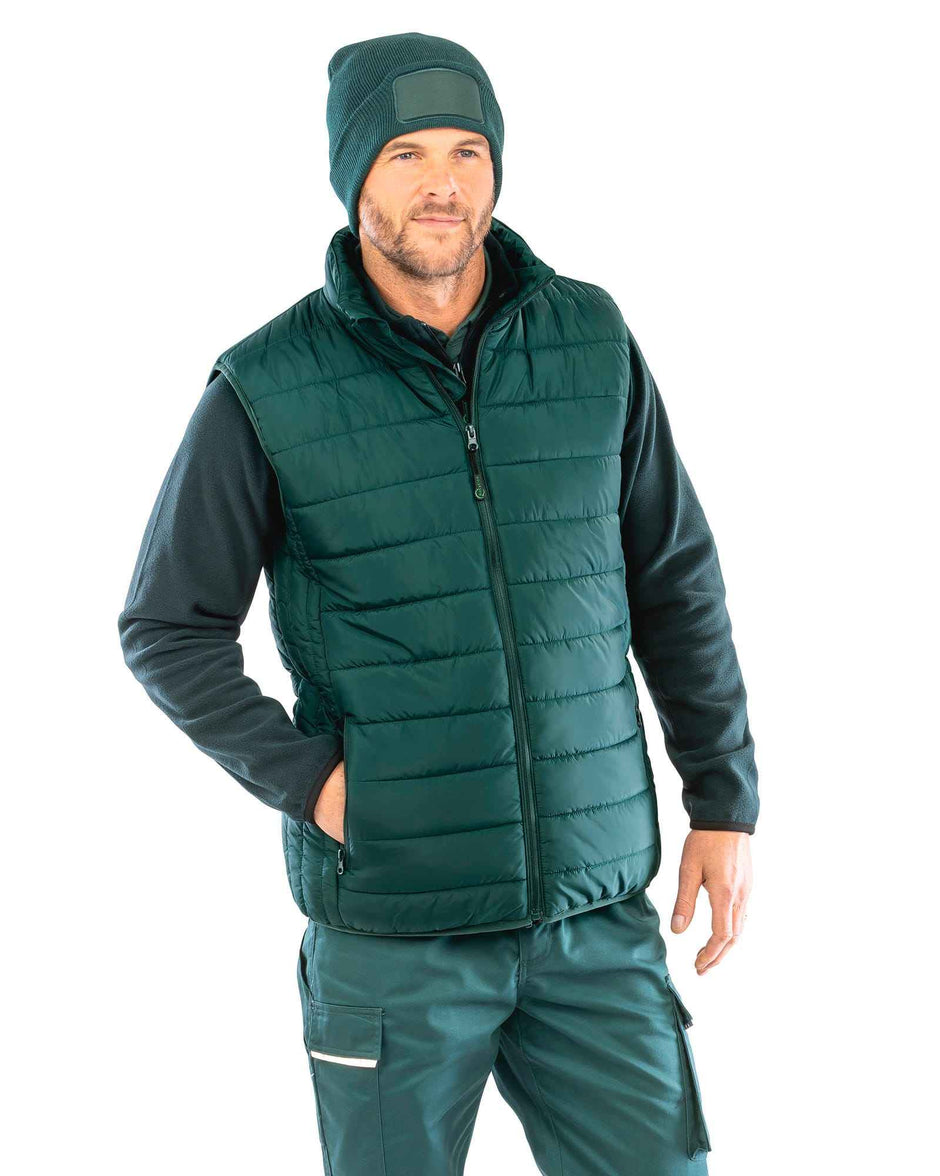 R244X - Bodywarmer recyclé et matelassé Core