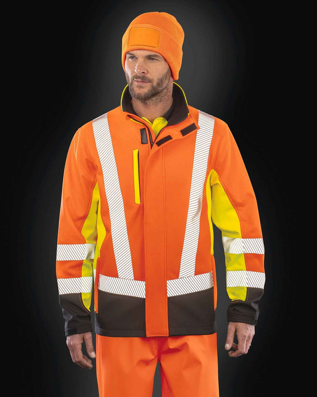 R506X - Veste softshell de sécurité recyclé 3 couches