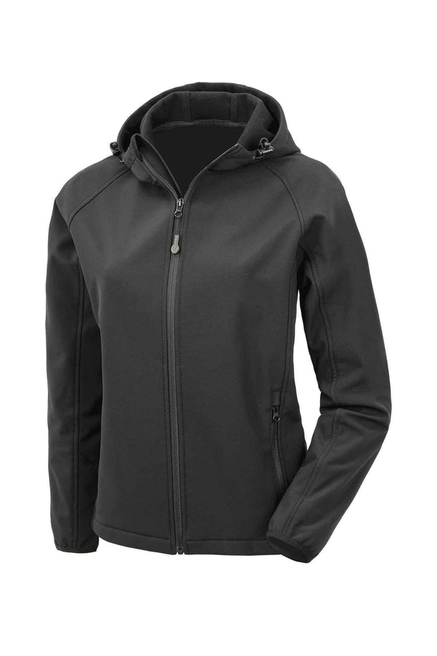 R911F - Veste softshell recyclée 3 couches à capuche femme