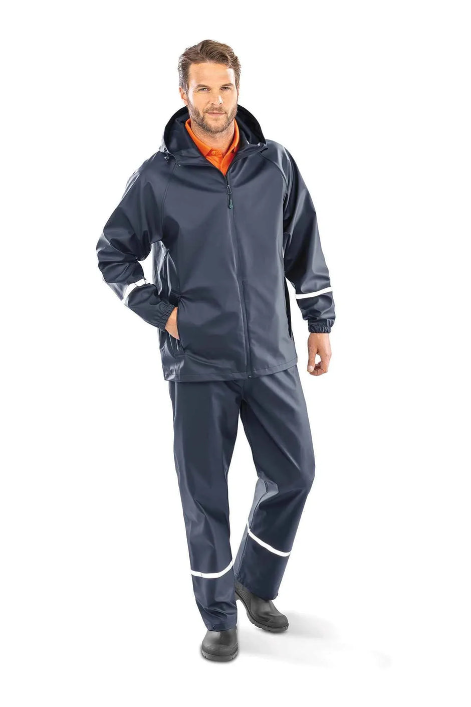 R915X - Veste imperméable Prism PU avec bandes réfléchissantes