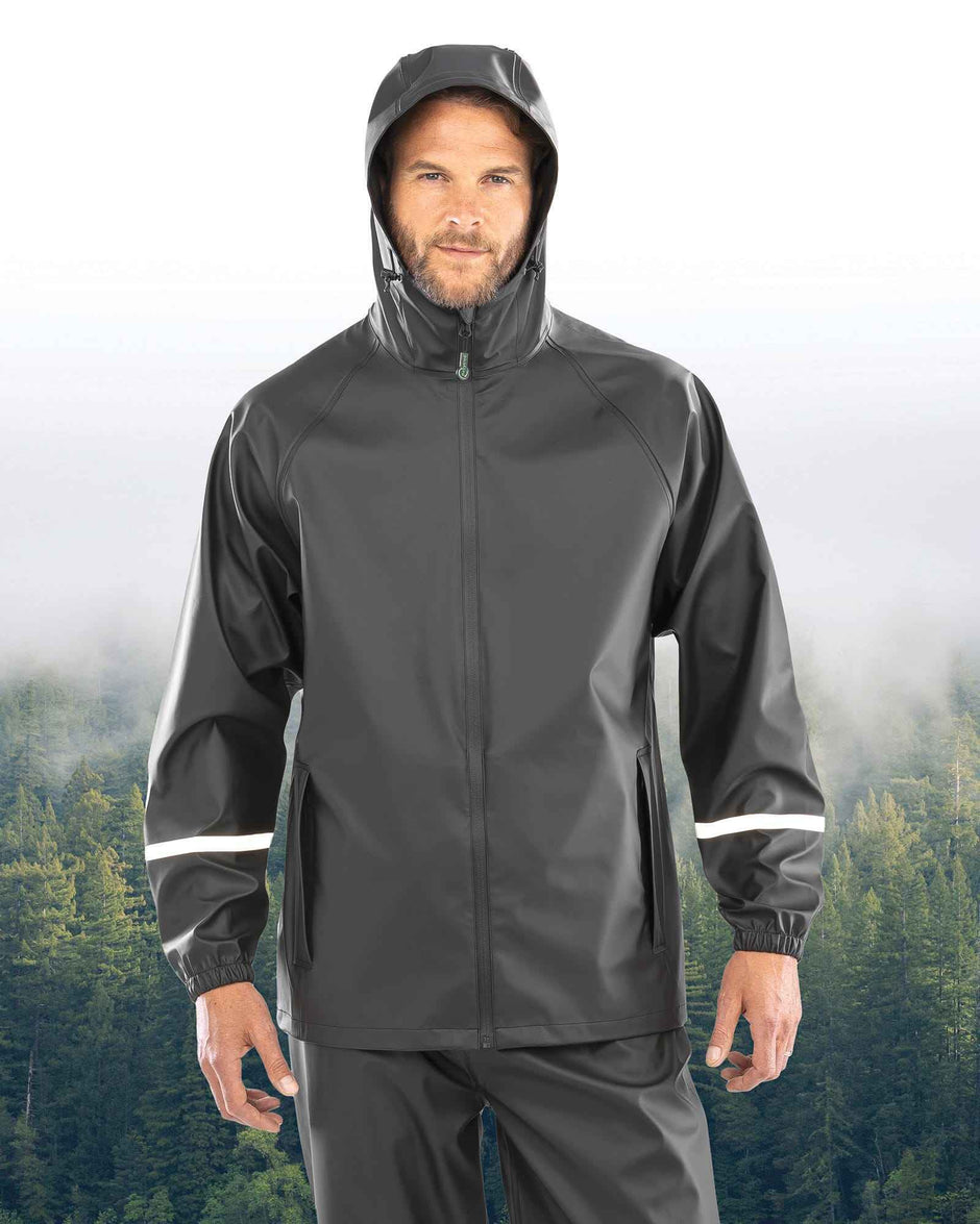 R915X - Veste imperméable Prism PU avec bandes réfléchissantes
