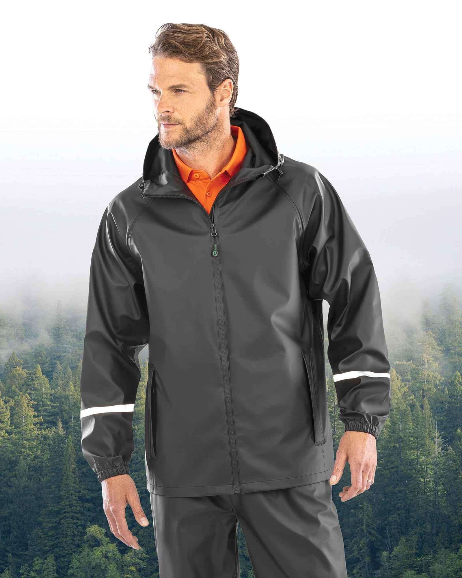 R915X - Veste imperméable Prism PU avec bandes réfléchissantes