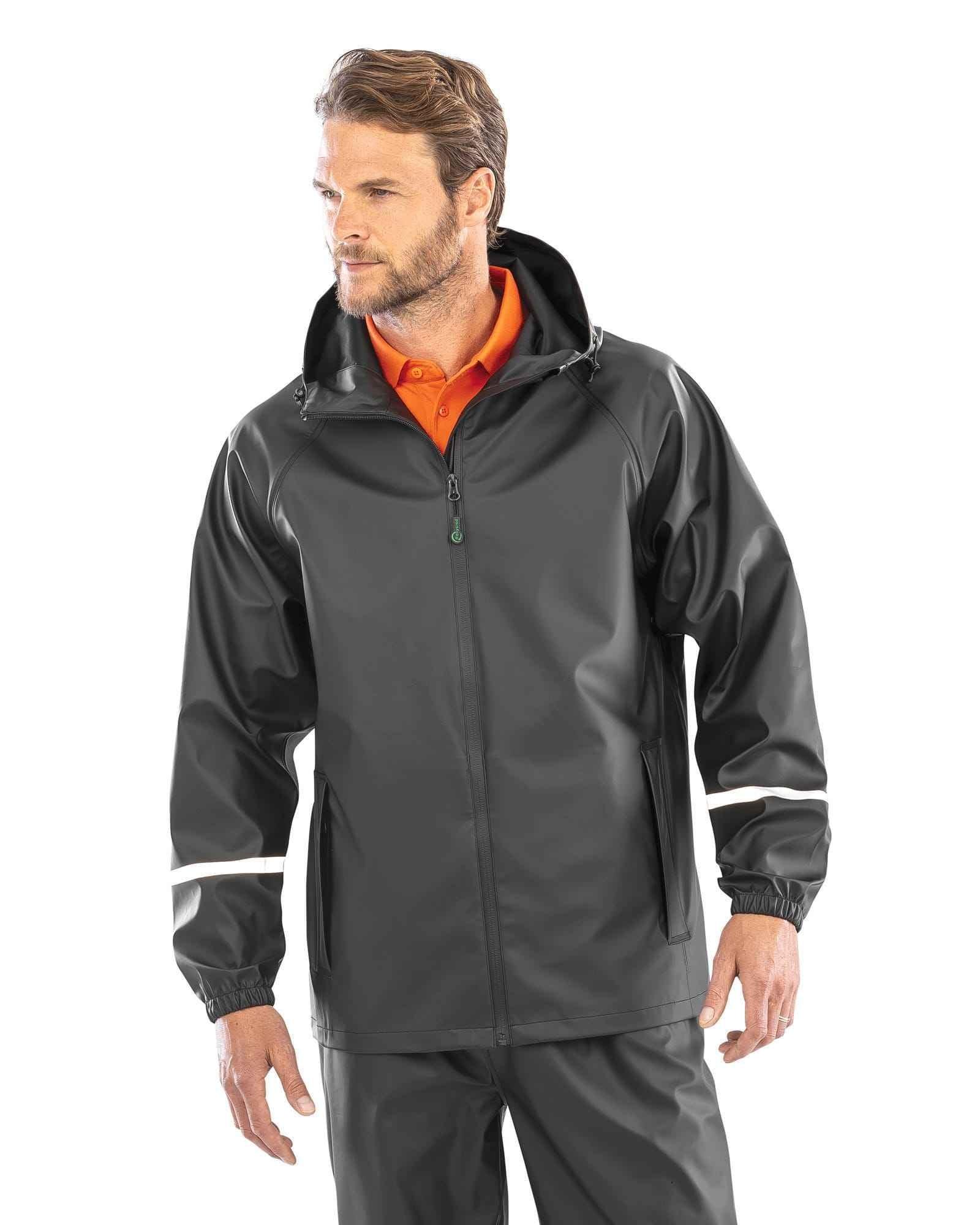 R915X - Veste imperméable Prism PU avec bandes réfléchissantes