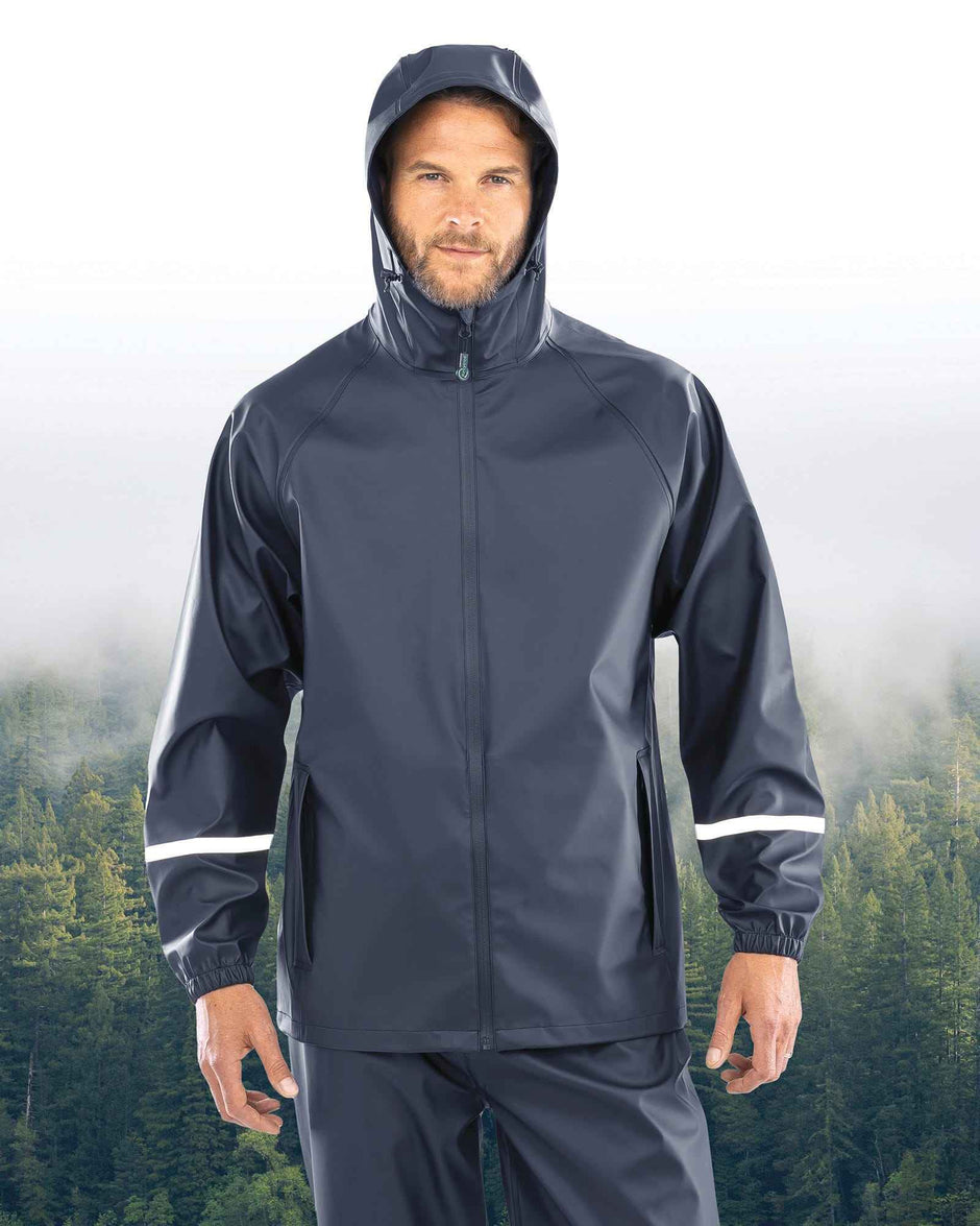 R915X - Veste imperméable Prism PU avec bandes réfléchissantes