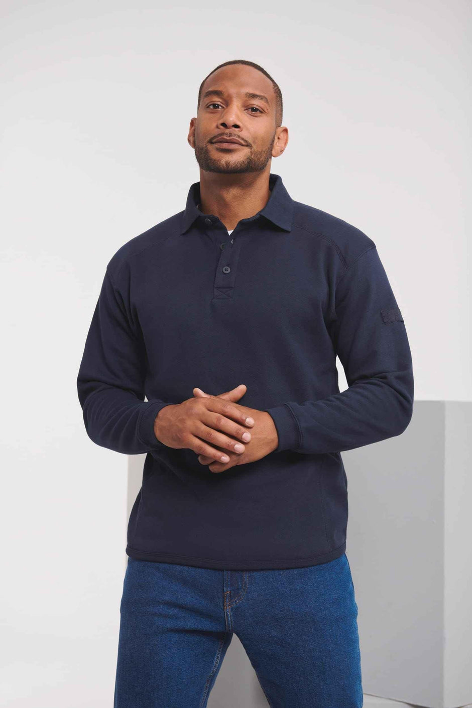 RU012M - Sweat-shirt Heavy Duty col polo - Occifloc