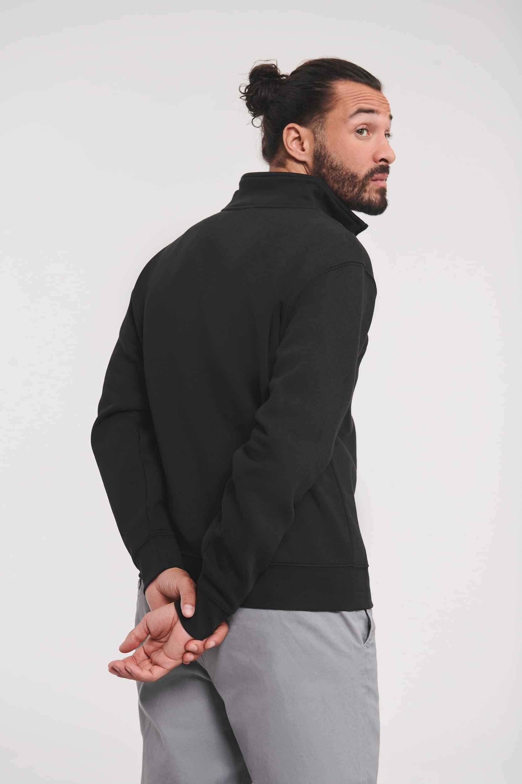 RU270M - Sweat Col Zippé Authentic
