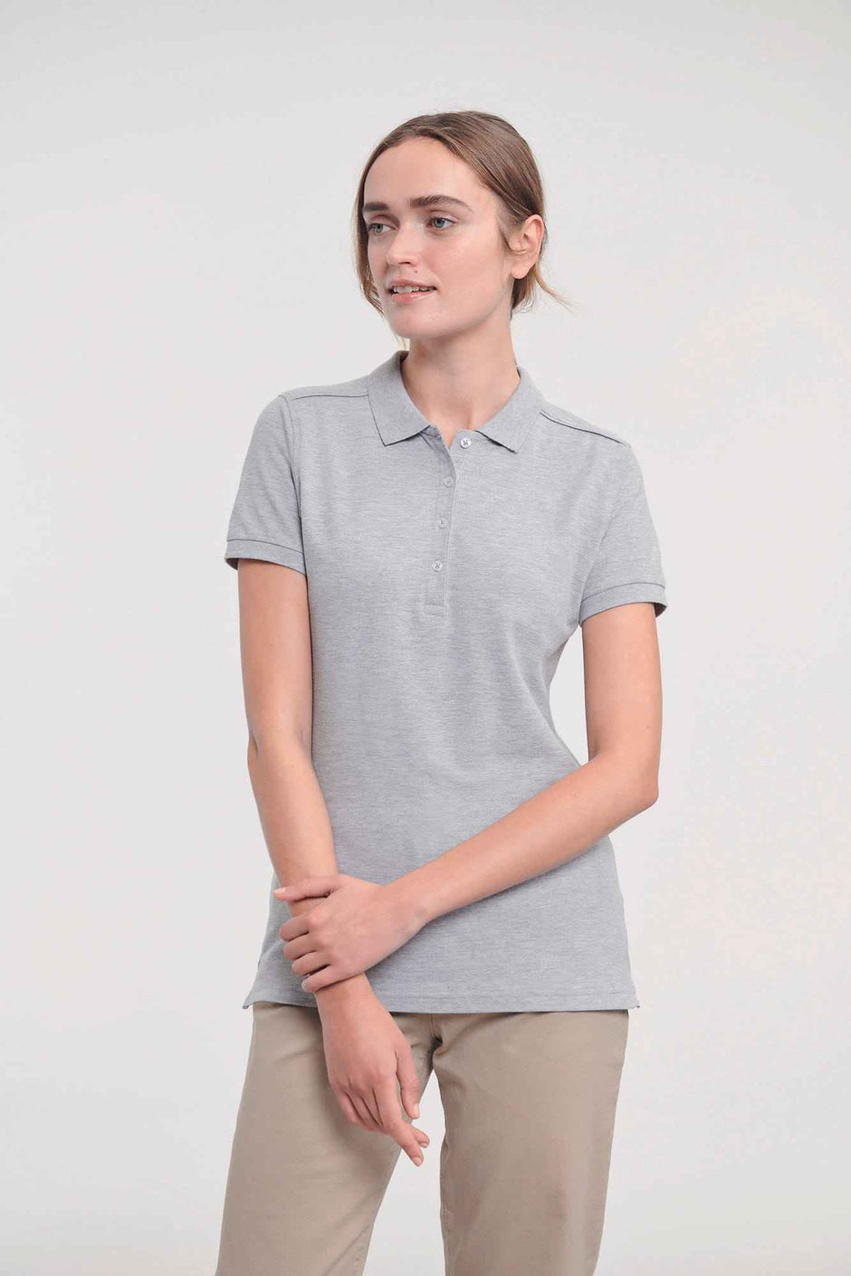 RU566F - Polo Stretch Femme