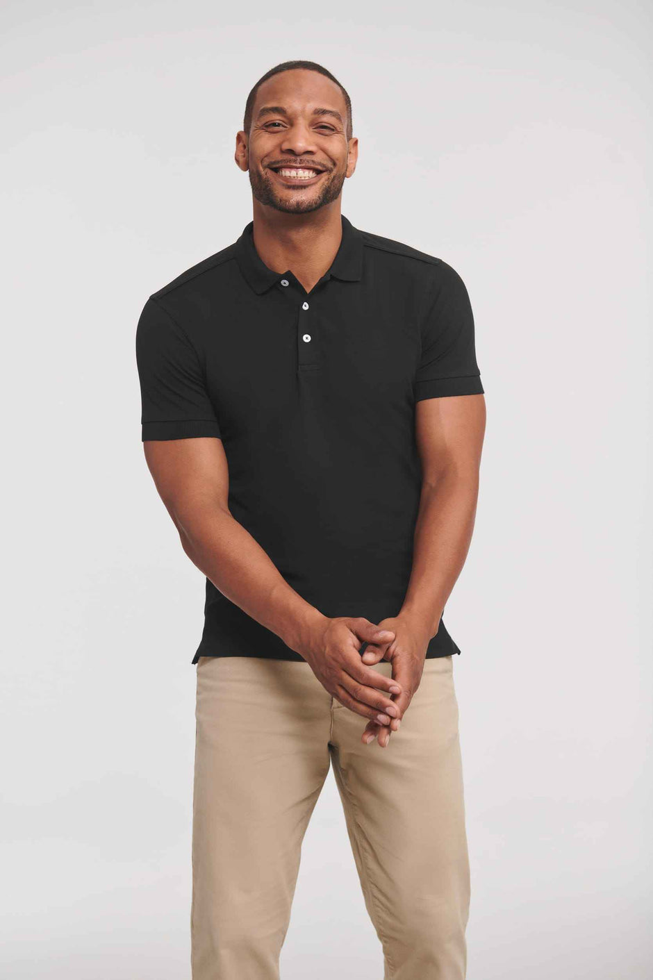 RU566M - Polo Stretch Homme