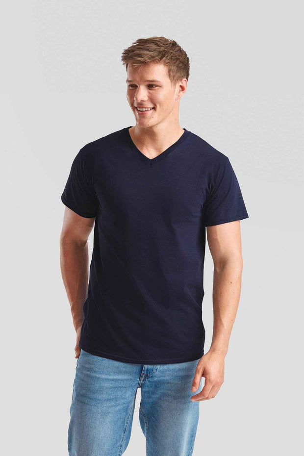 SC22V - T-shirt homme col v Valueweight (61-066-0)
