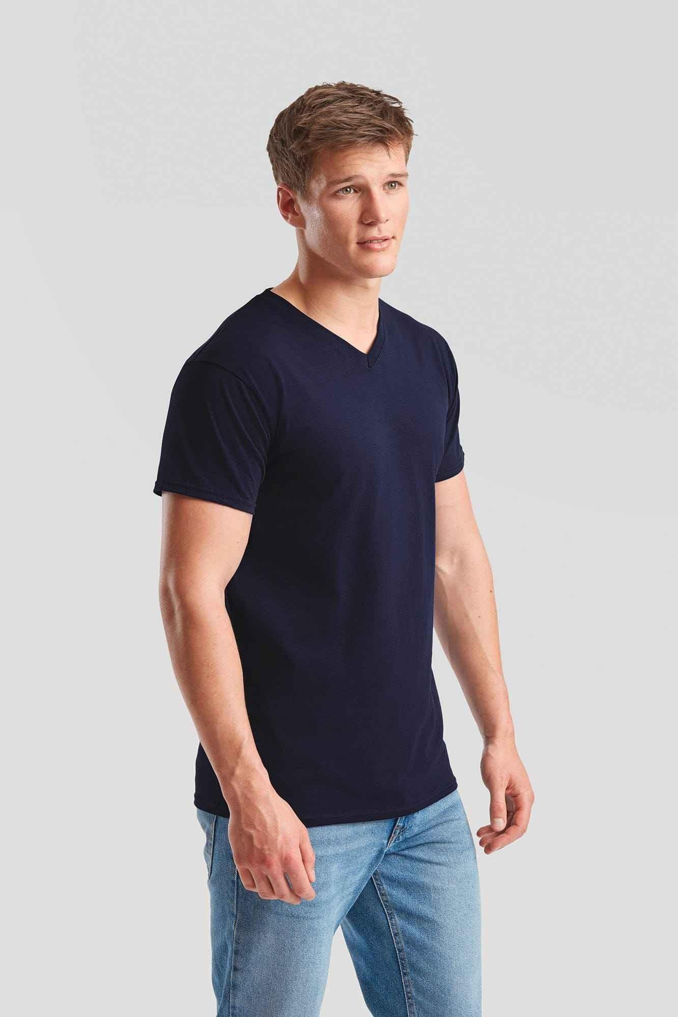 SC22V - T-shirt homme col v Valueweight (61-066-0) - Occifloc
