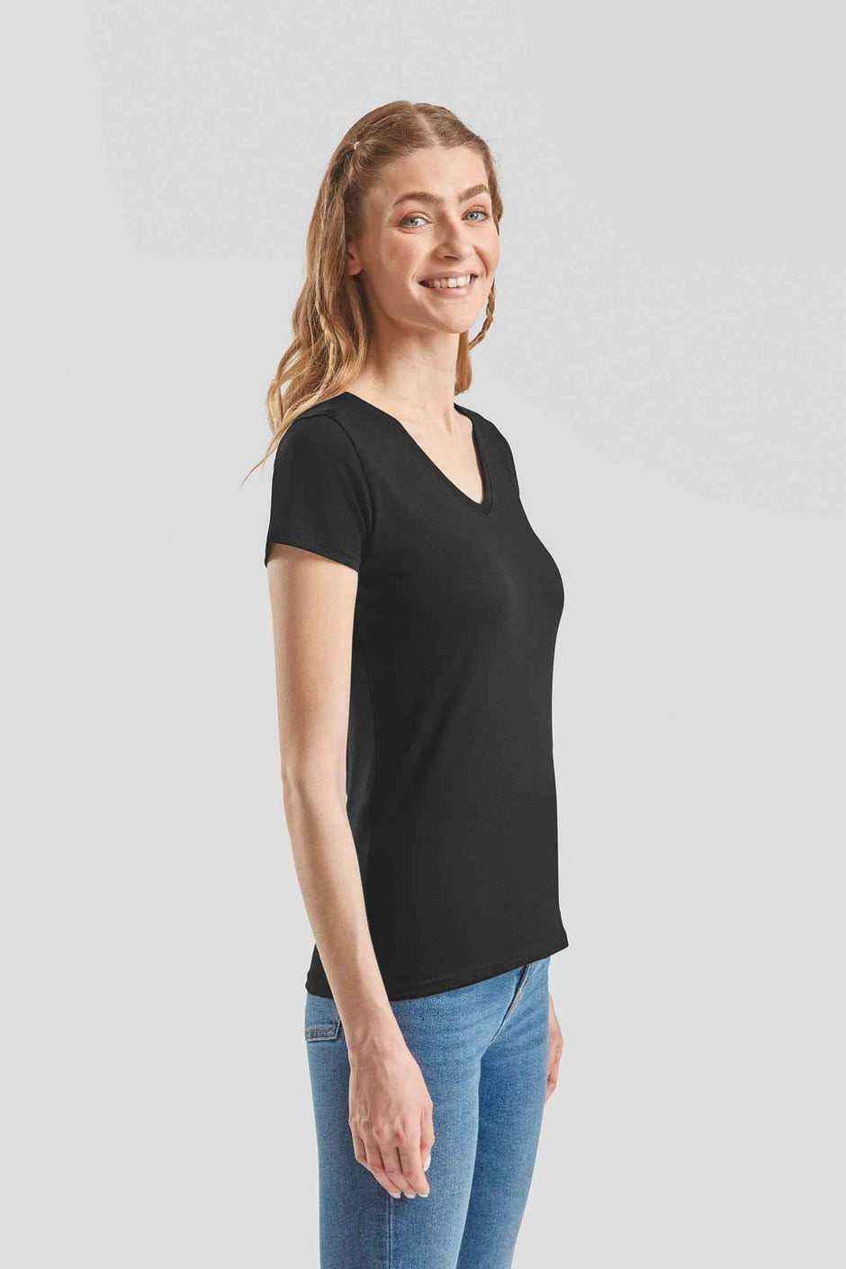 SC61398 - T-shirt femme col v Valueweight (61-398-0) Fruit of the Loom