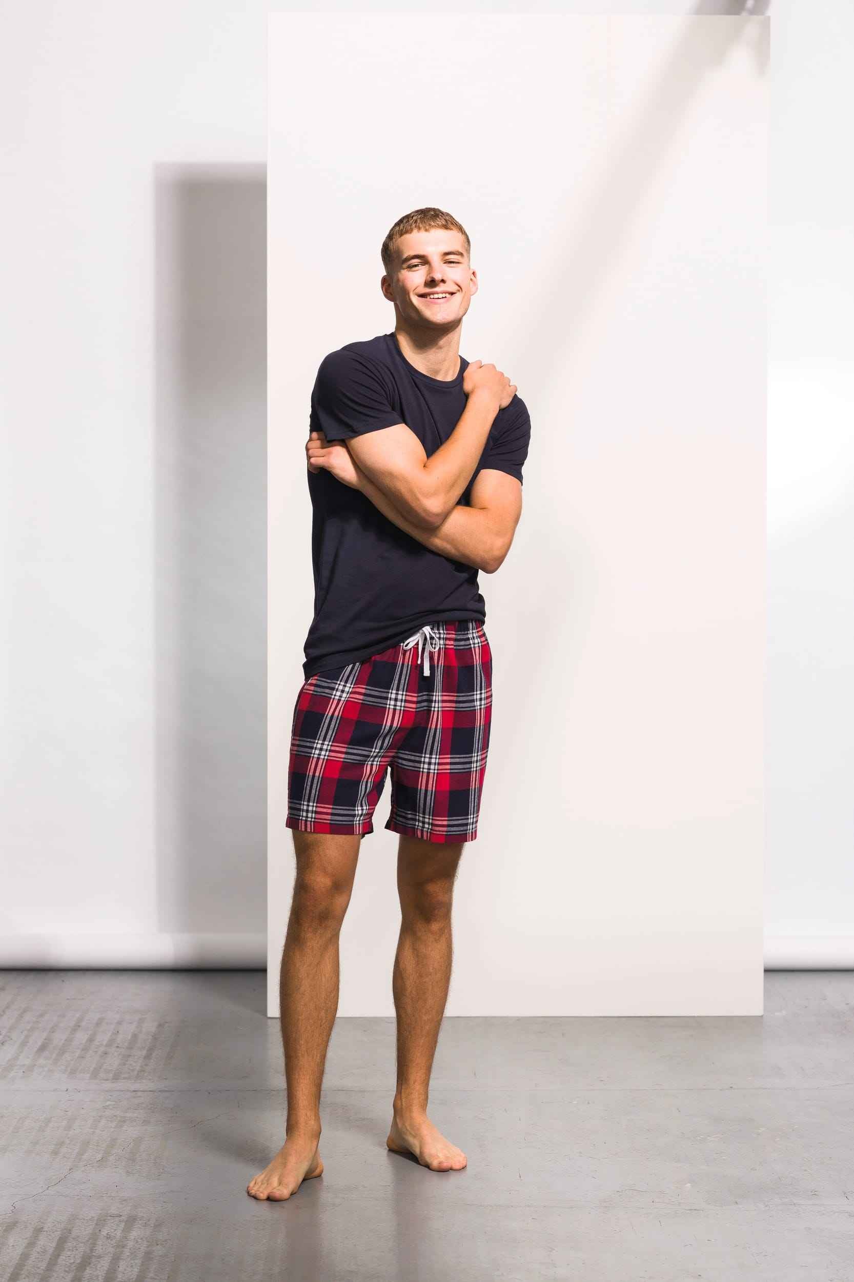 SFM082 - Short à motif tartan
