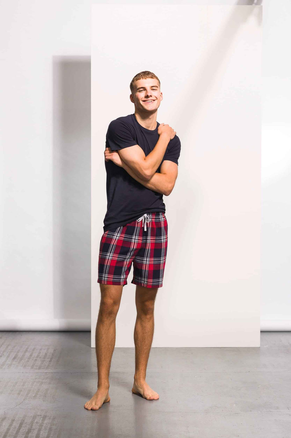 SFM082 - Short à motif tartan