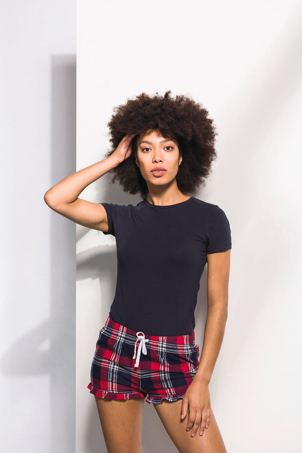 SK082 - Short femme à motif tartan SF Clothing