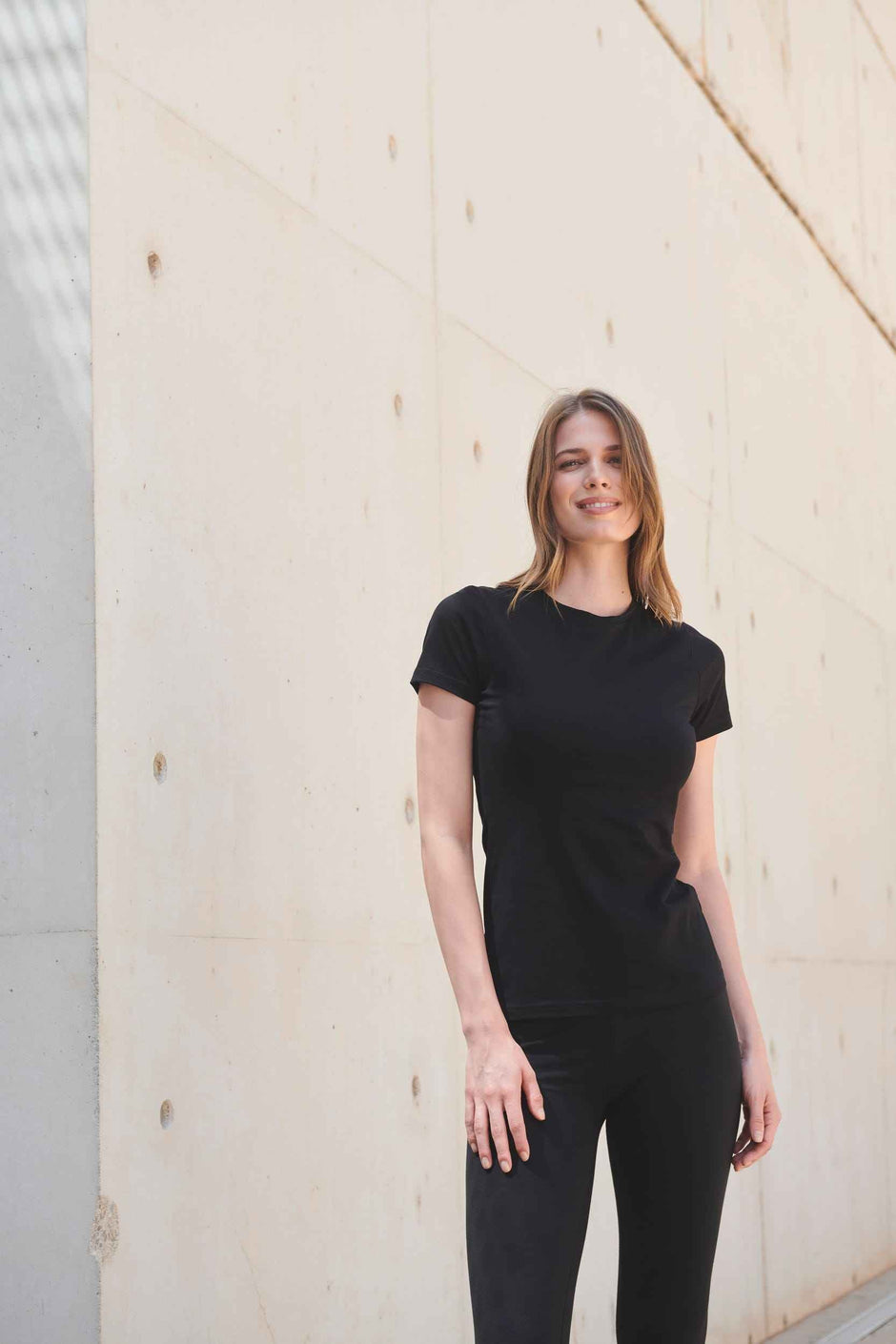 SK121 - T-shirt femme col rond Feel Good SF Clothing