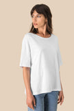 SP304 - T-shirt écoresponsable slub oversize femme - Occifloc