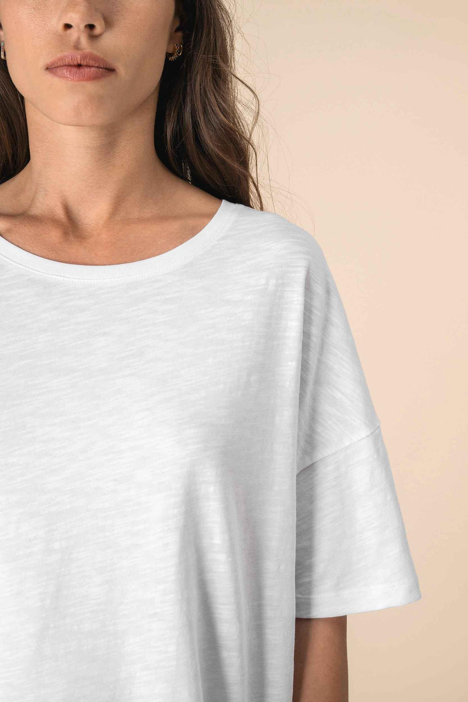 SP304 - T-shirt écoresponsable slub oversize femme - Occifloc