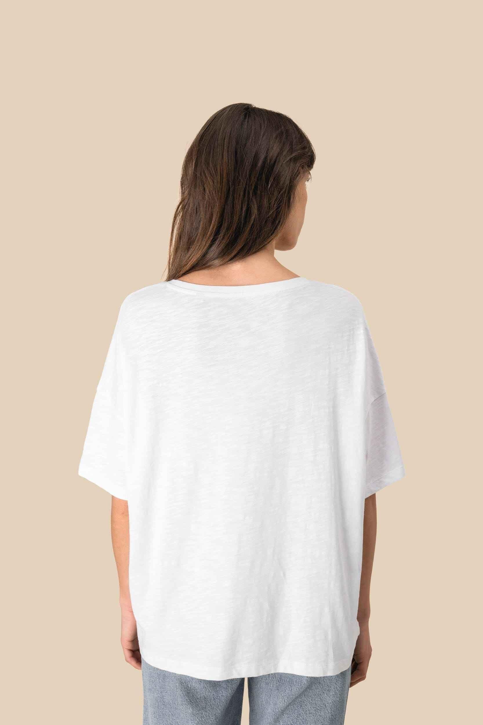 SP304 - T-shirt écoresponsable slub oversize femme - Occifloc