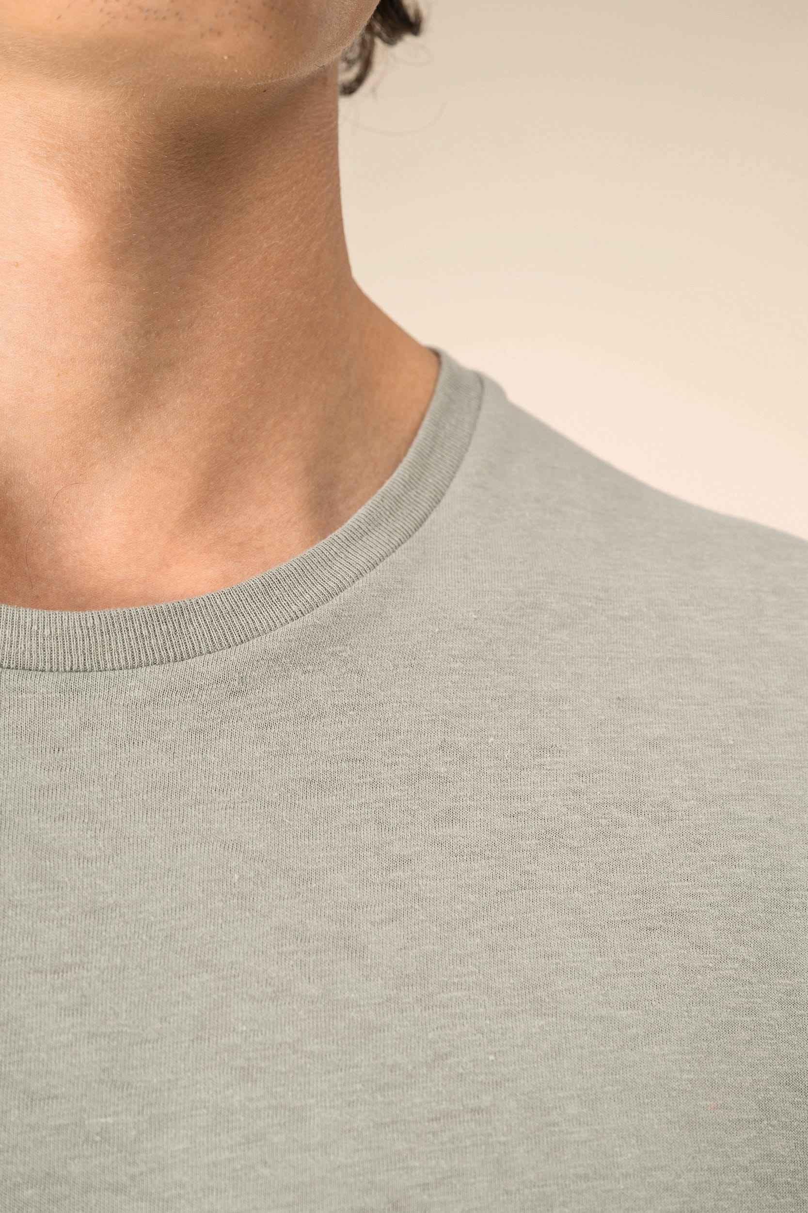 SP325 - T-shirt écoresponsable en coton bio et lin unisexe - Occifloc