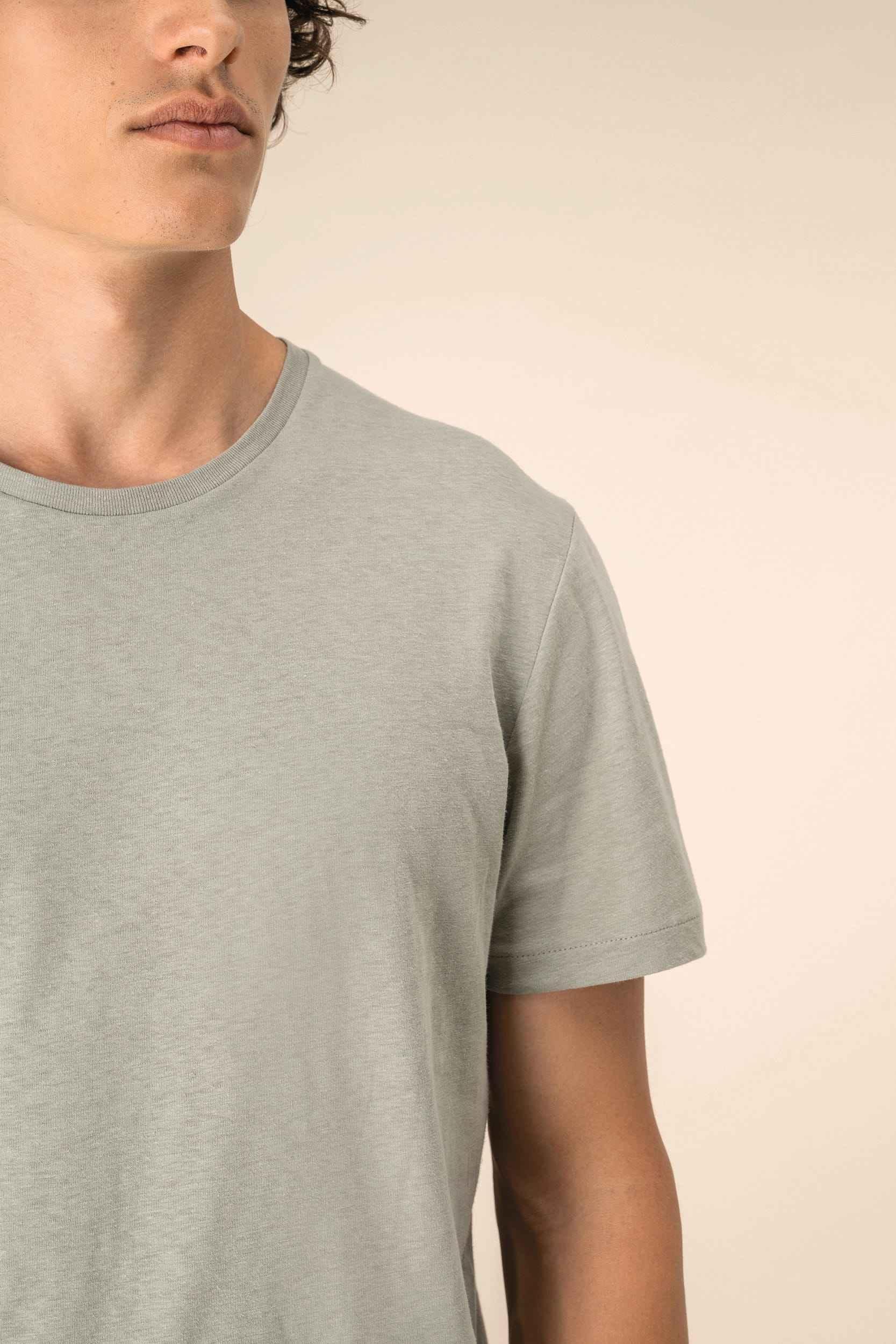 SP325 - T-shirt écoresponsable en coton bio et lin unisexe - Occifloc