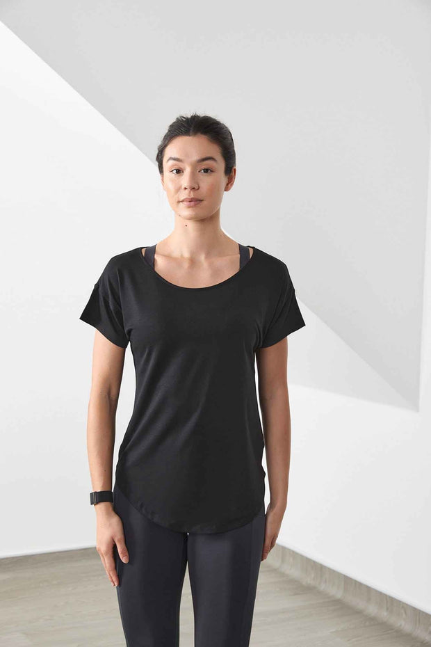 TL527 - T-shirt scoop neck femme Tombo