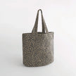 W335 - Sac cabas en toile imprimé léopard - Occifloc