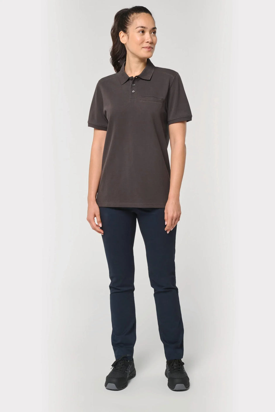 WK206 - Polo unisexe écoresponsable avec poche poitrine - Occifloc