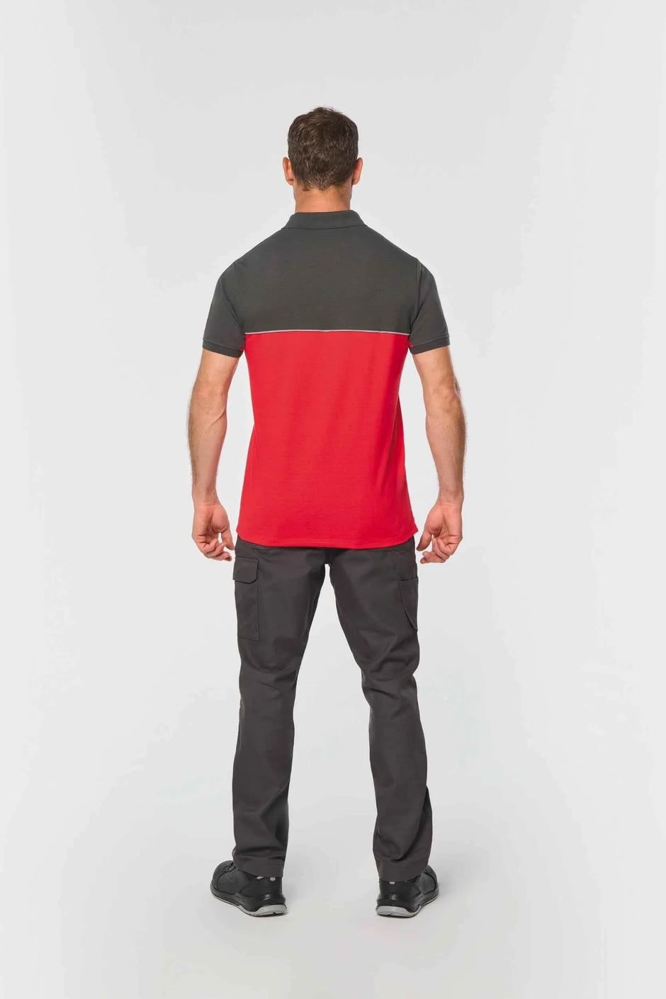 WK210 - Polo bicolore écoresponsable manches courtes unisexe - Occifloc