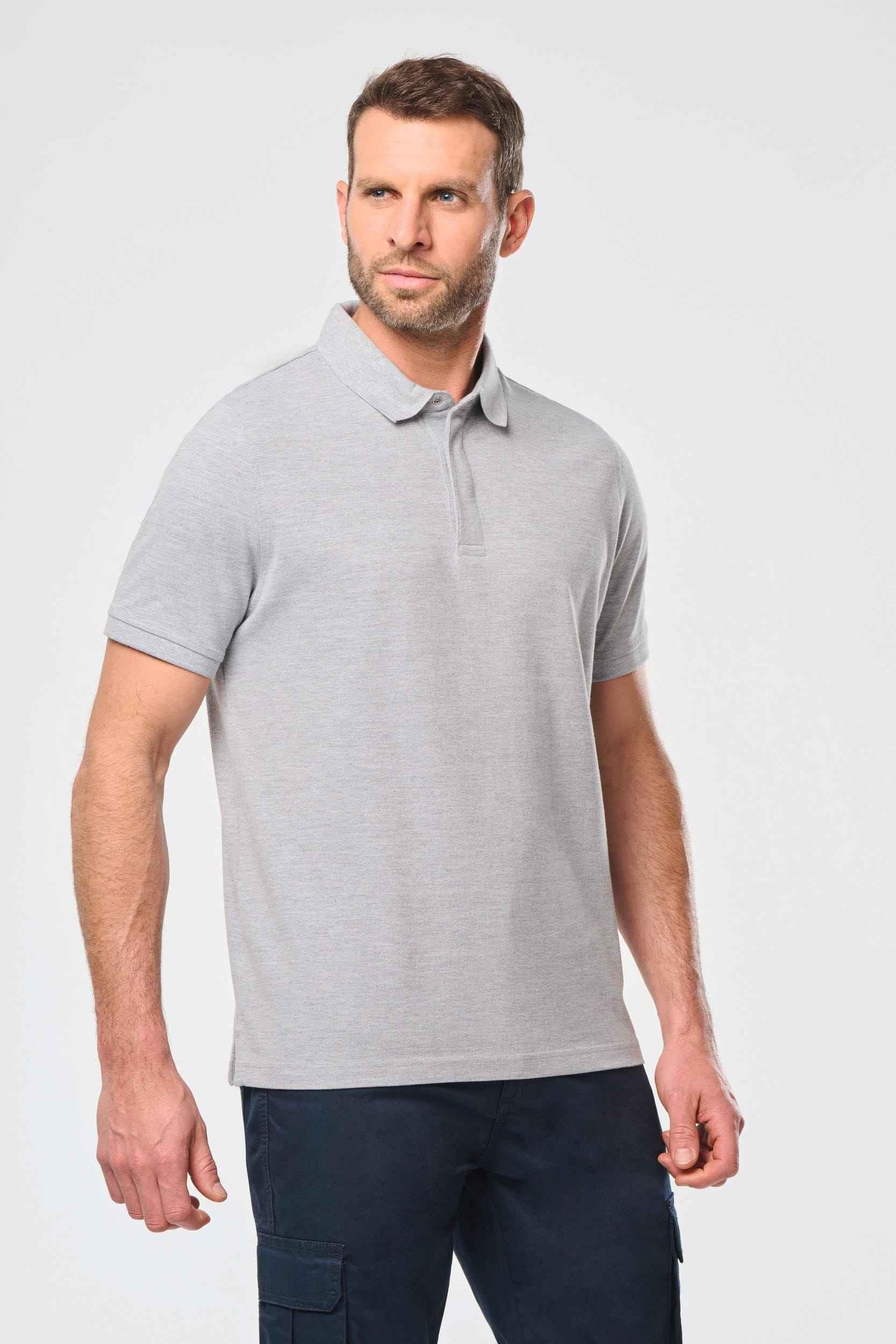 WK225 - Polo col boutons pression manches courtes homme - Occifloc