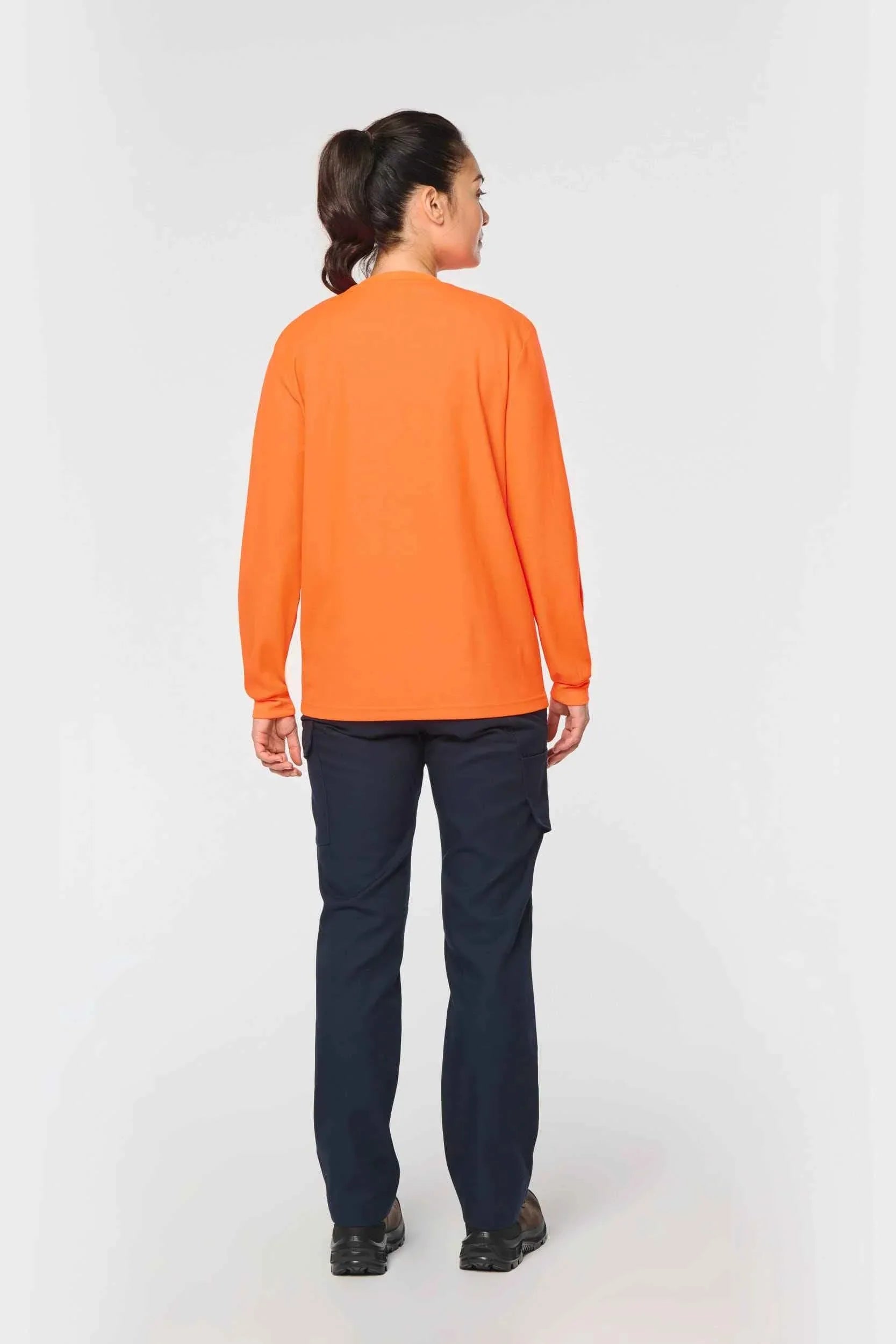 WK318 - T-shirt unisexe écoresponsable manches longues coton/polyester - Occifloc
