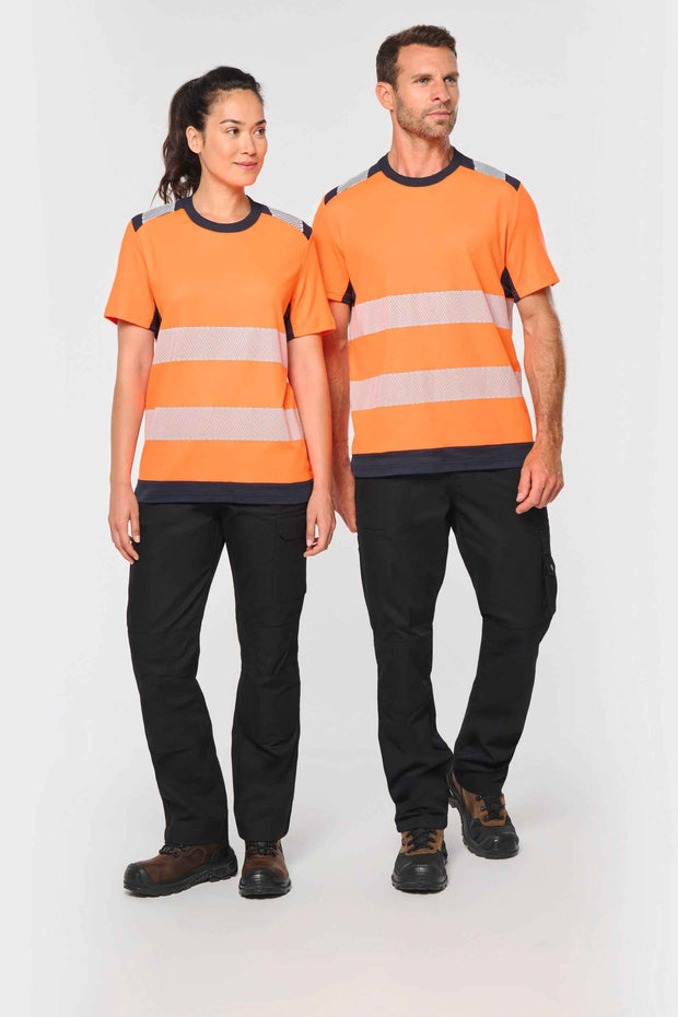 WK360 - T-shirt de sécurité recyclé manches courtes unisexe WK. Designed To Work