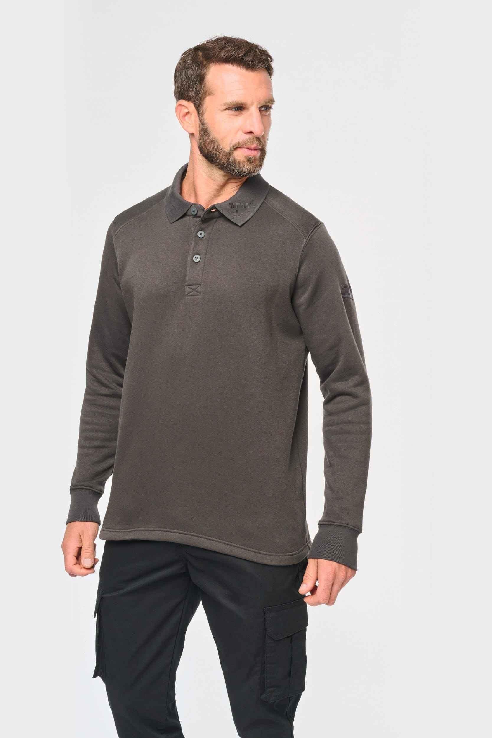 WK4000 - Sweat-shirt col polo homme - Occifloc