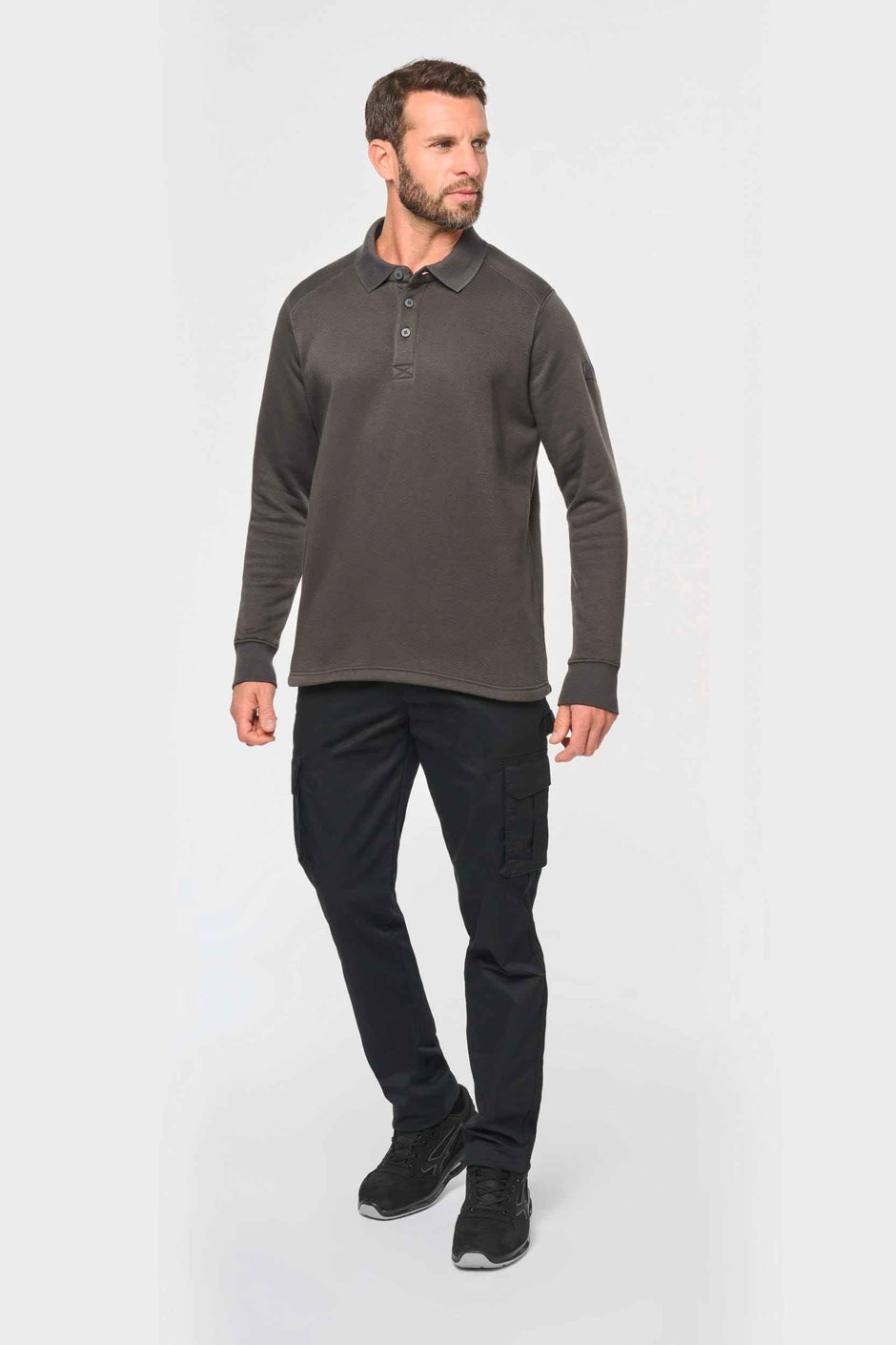 WK4000 - Sweat-shirt col polo homme - Occifloc
