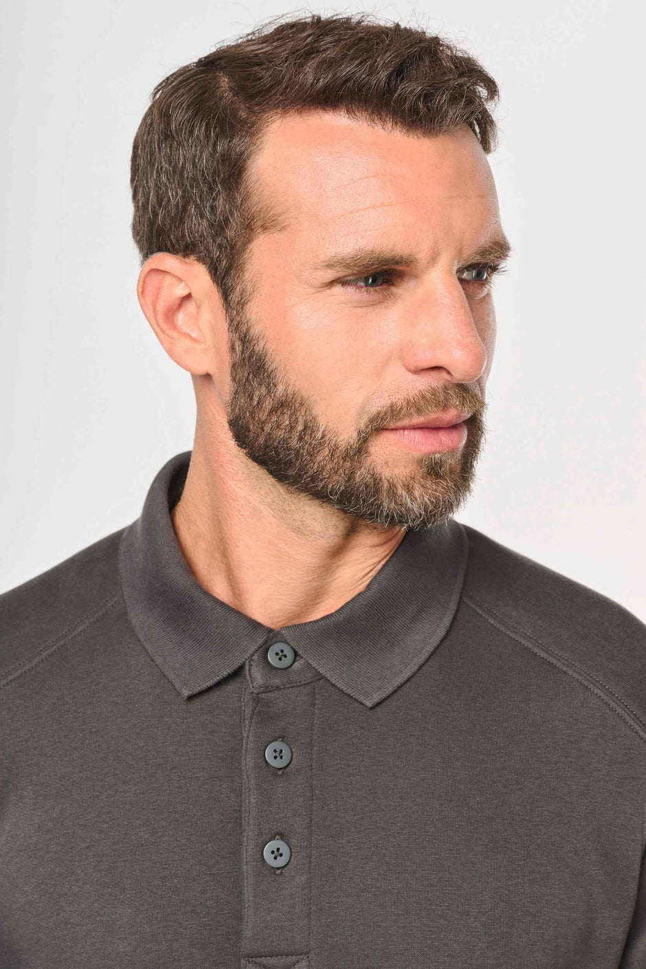 WK4000 - Sweat-shirt col polo homme - Occifloc
