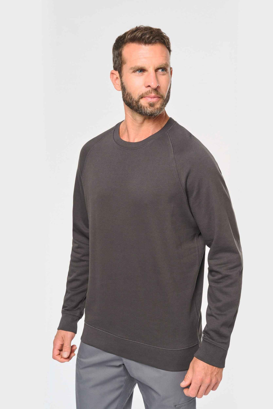WK402 - Sweat-shirt col rond  homme
