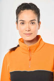 WK404 - Sweat-shirt écoresponsable col zippé unisexe