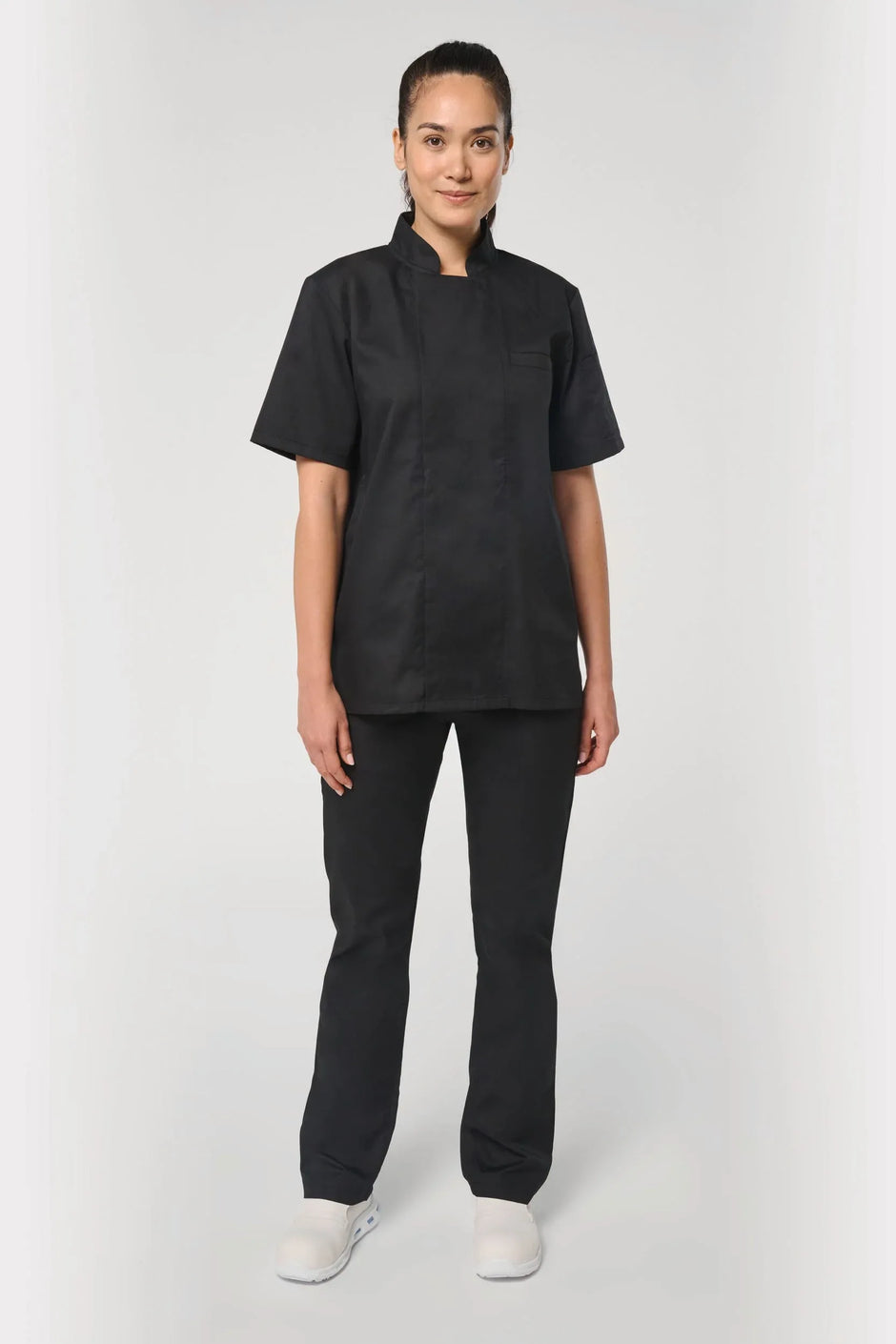 WK500 - Veste de cuisine écoresponsable manches courtes unisexe - Occifloc