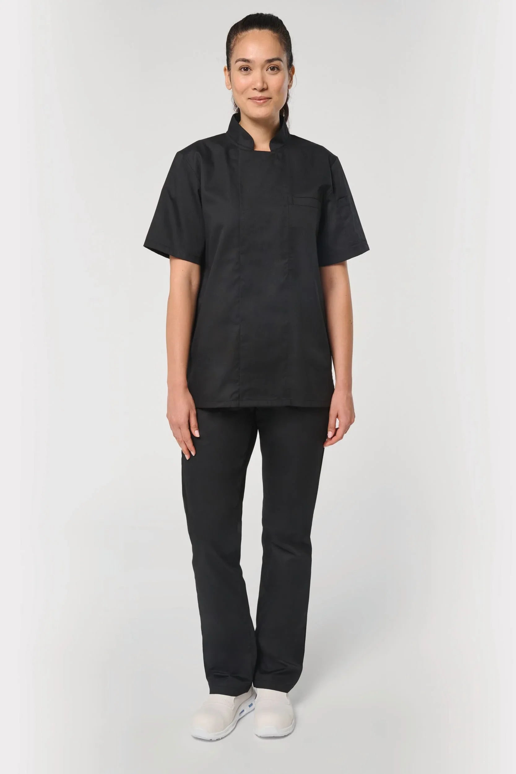 WK500 - Veste de cuisine écoresponsable manches courtes unisexe - Occifloc