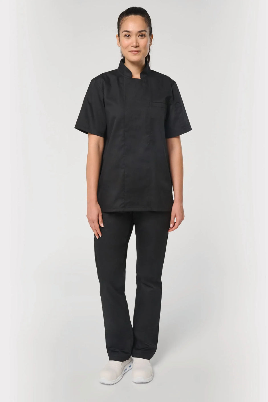 WK500 - Veste de cuisine écoresponsable manches courtes unisexe - Occifloc