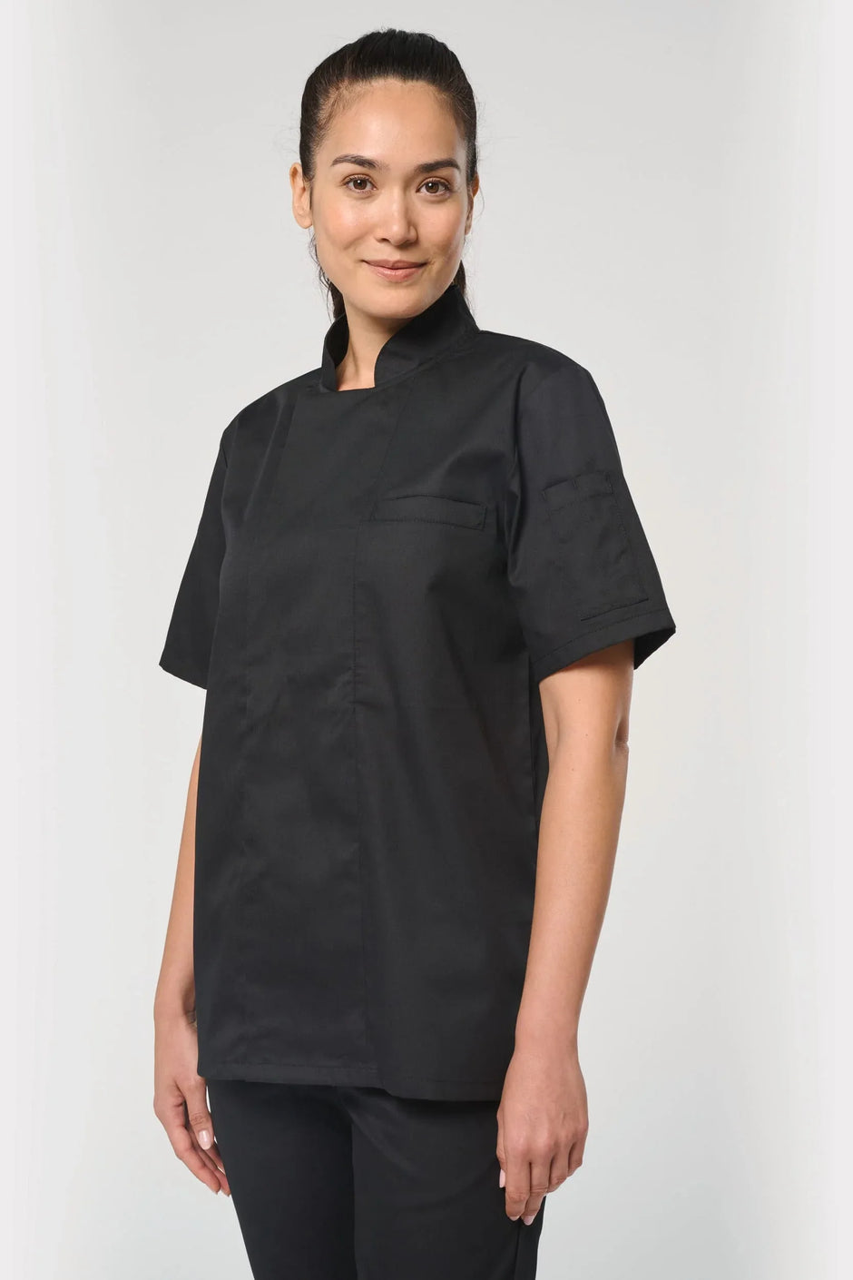 WK500 - Veste de cuisine écoresponsable manches courtes unisexe - Occifloc