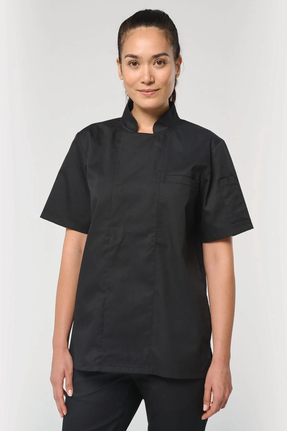 WK500 - Veste de cuisine écoresponsable manches courtes unisexe - Occifloc